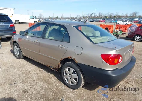 2005 Toyota Corolla Le из США, поврежденный, VIN 1NXBR30EX5Z498103